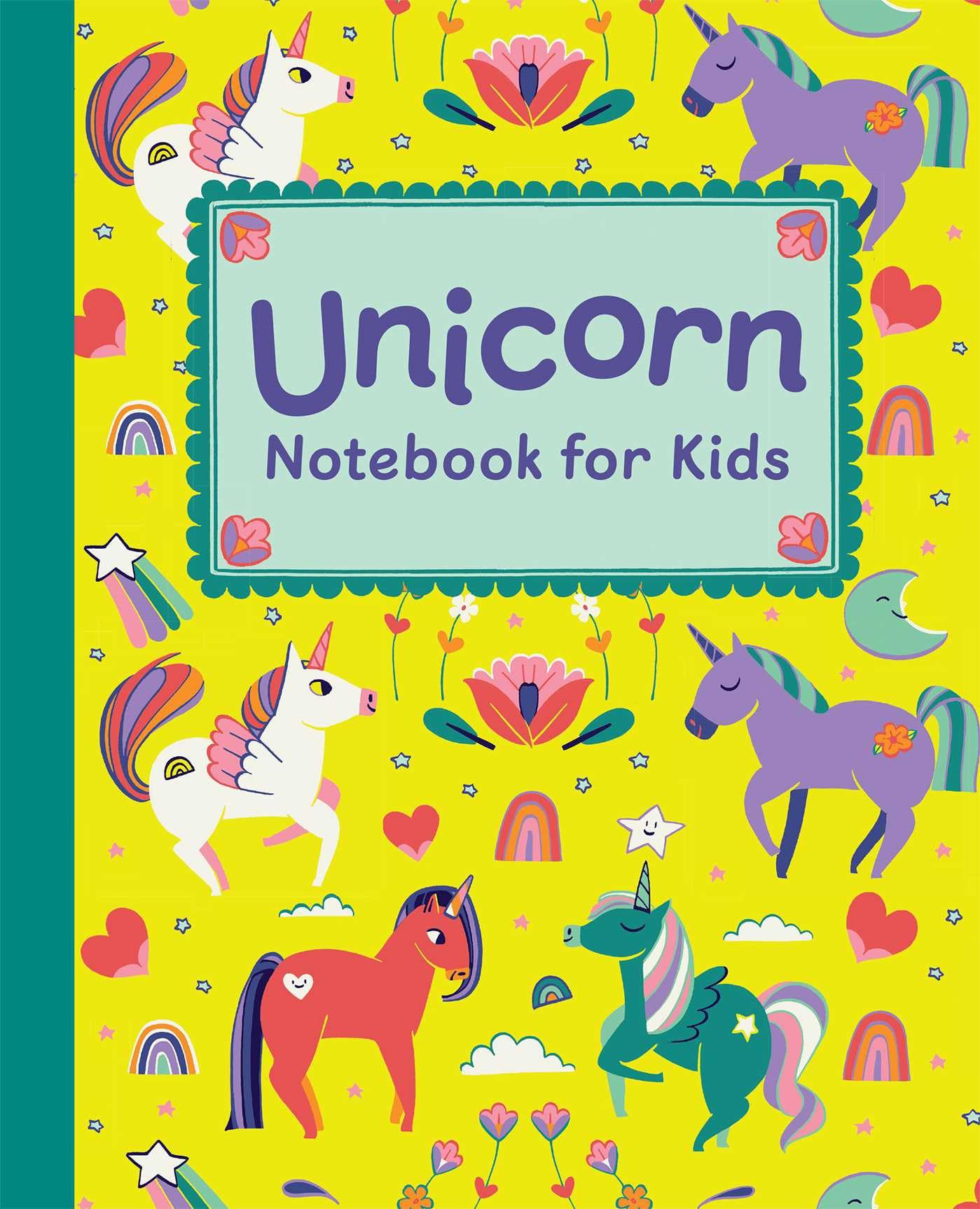Unicorn Notebook For Kids: Featuring Cute Unicorn Art And Lined, Blank, Graphed And Bulleted Pages Perfect For Journaling And Do,New