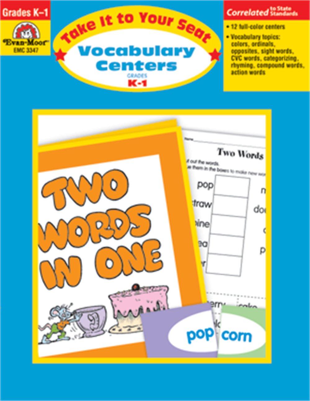 Take It to Your Seat Vocabulary Centers, Grades K1,New