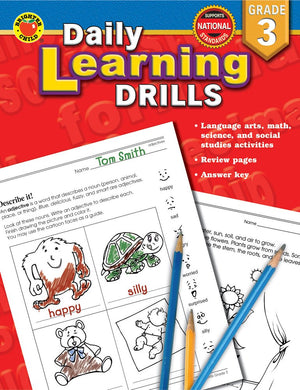 Daily Learning Drills Grade 3,Used
