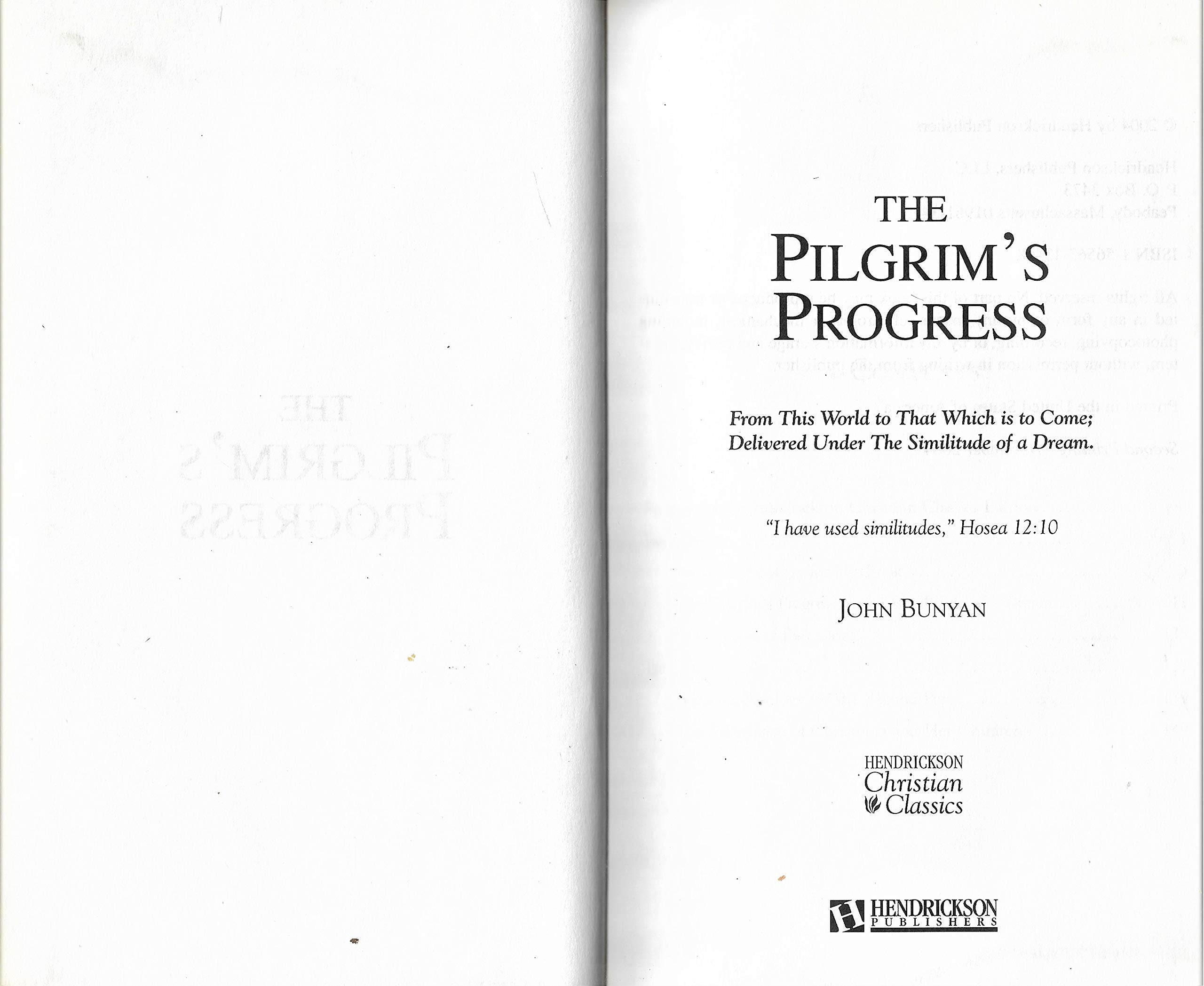The Pilgrim'S Progress,Used