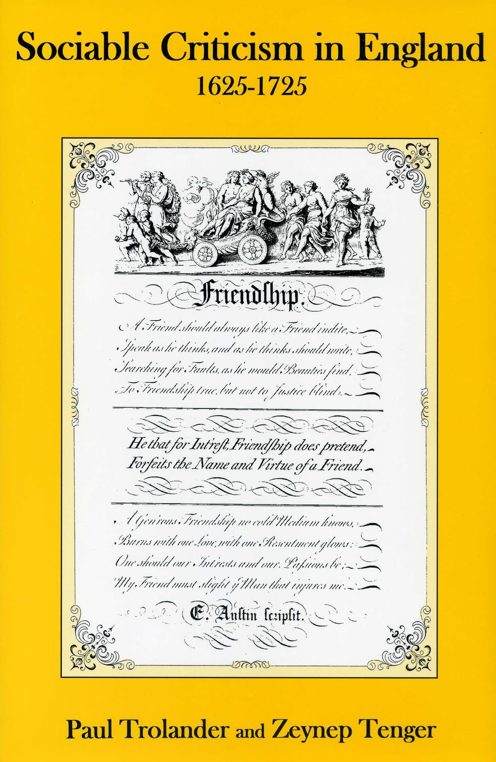 Sociable Criticism In England 16251725,Used