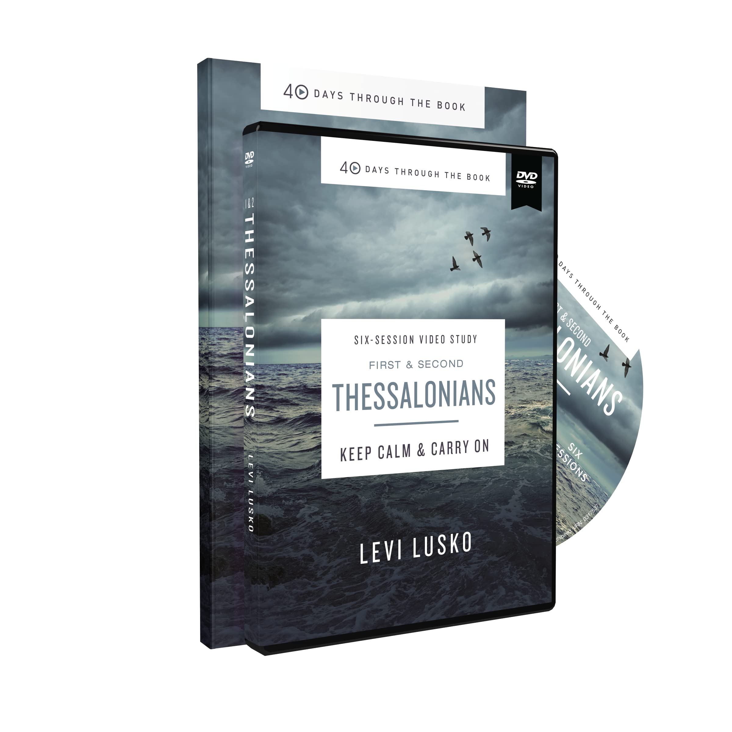 1 and 2 Thessalonians Study Guide with DVD: Keep Calm and Carry On (40 Days Through the Book),Used
