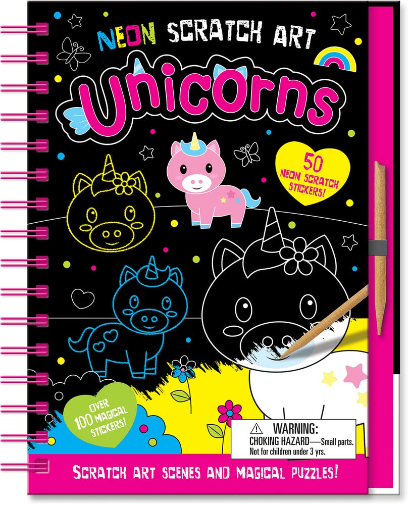 Unicorns (Neon Scratch Art),Used