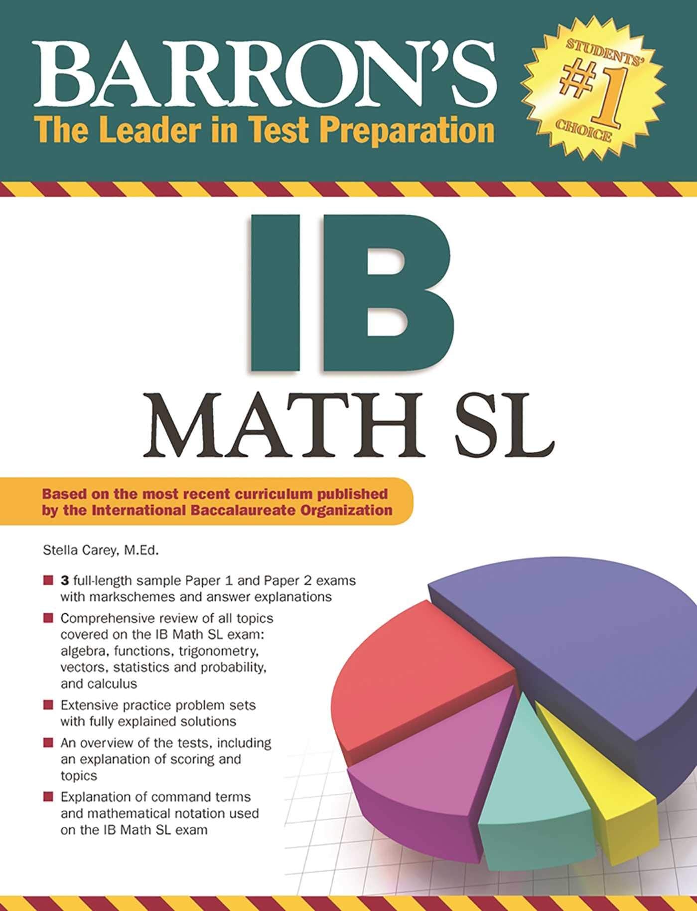 IB Math SL (Barron's Test Prep),Used