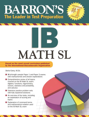 IB Math SL (Barron's Test Prep),Used