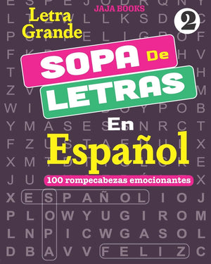 SOPA De LETRAS En Espaol; Vol. 2 (100 TEMAS EMOCIONANTES EN ESPAOL) (Spanish Edition),Used
