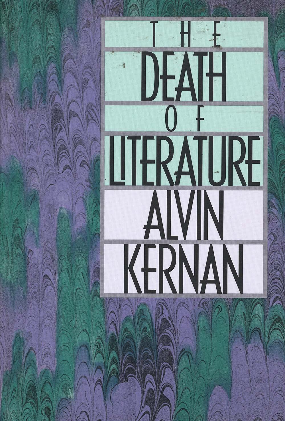 The Death of Literature,New