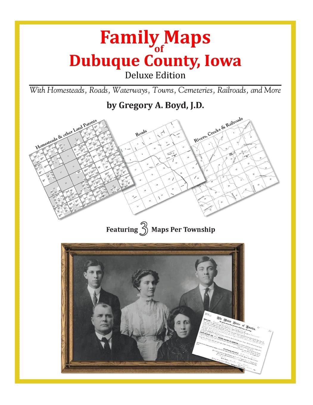 Family Maps of Dubuque County, Iowa,Used