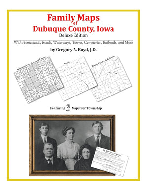 Family Maps of Dubuque County, Iowa,Used