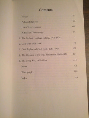 A history of Northern Ireland, 19201996,Used