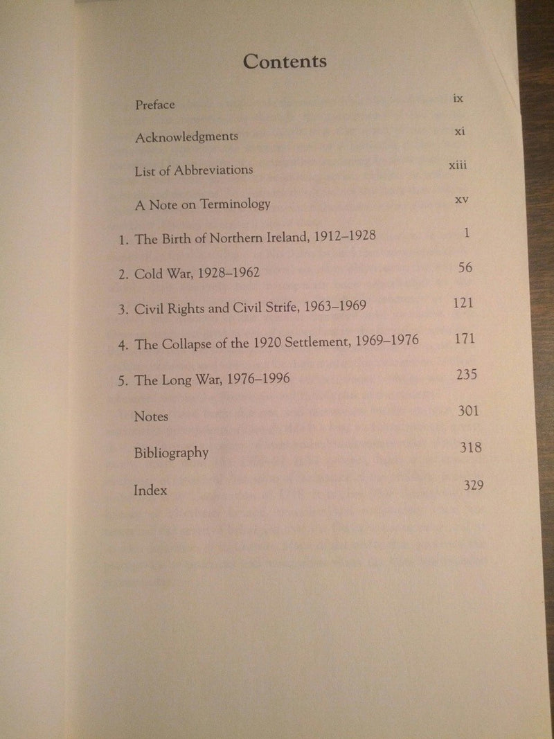 A history of Northern Ireland, 19201996,Used