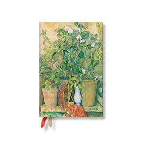 Paperblanks | 2026 CezanneS Terracotta Pots And Flowers | CezanneS Terracotta Pots And Flowers | 12Month Planner | Mini | H