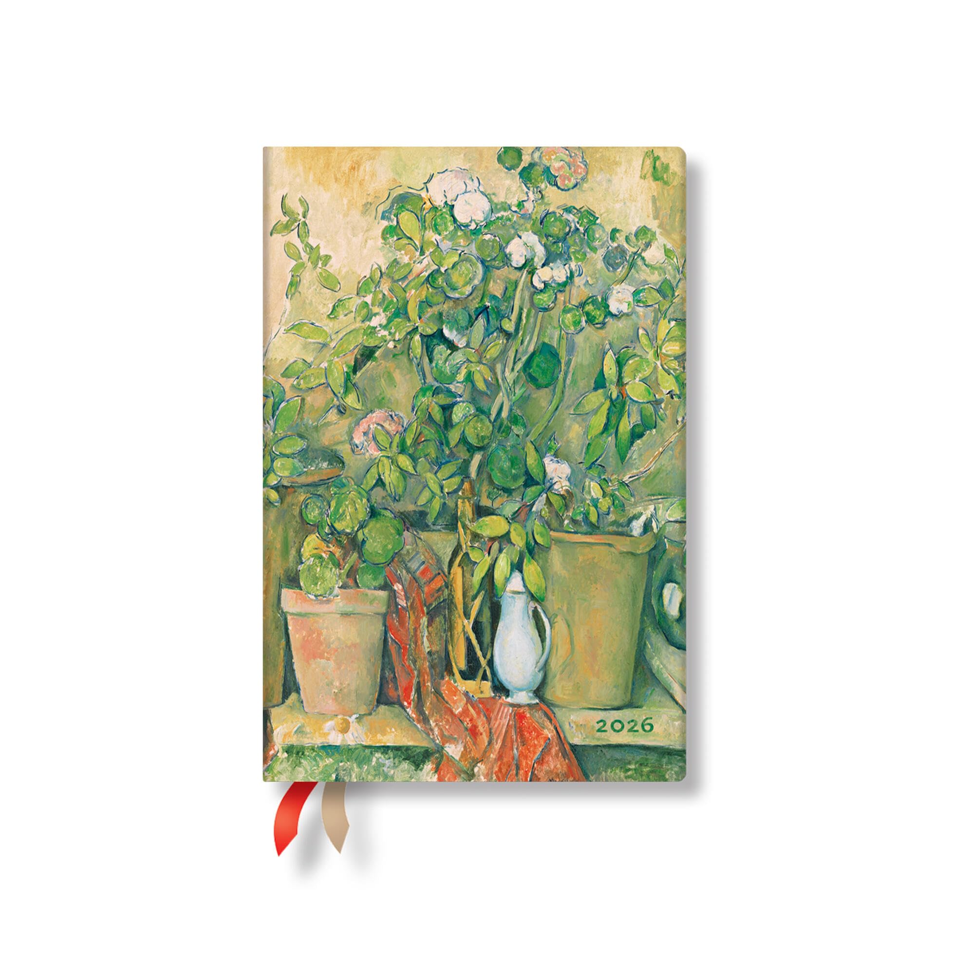 Paperblanks | 2026 CezanneS Terracotta Pots And Flowers | CezanneS Terracotta Pots And Flowers | 12Month Planner | Mini | V