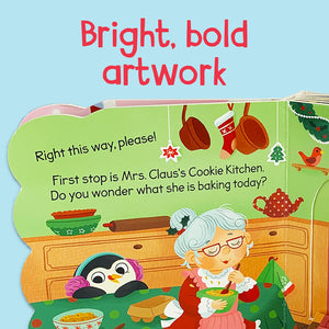 Santa's Workshop: A Christmas LiftaFlap Board Book for Babies and Toddlers (Chunky LiftaFlap),Used