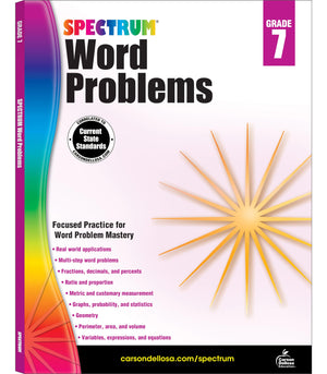Word Problems, Grade 7: Volume 80,New