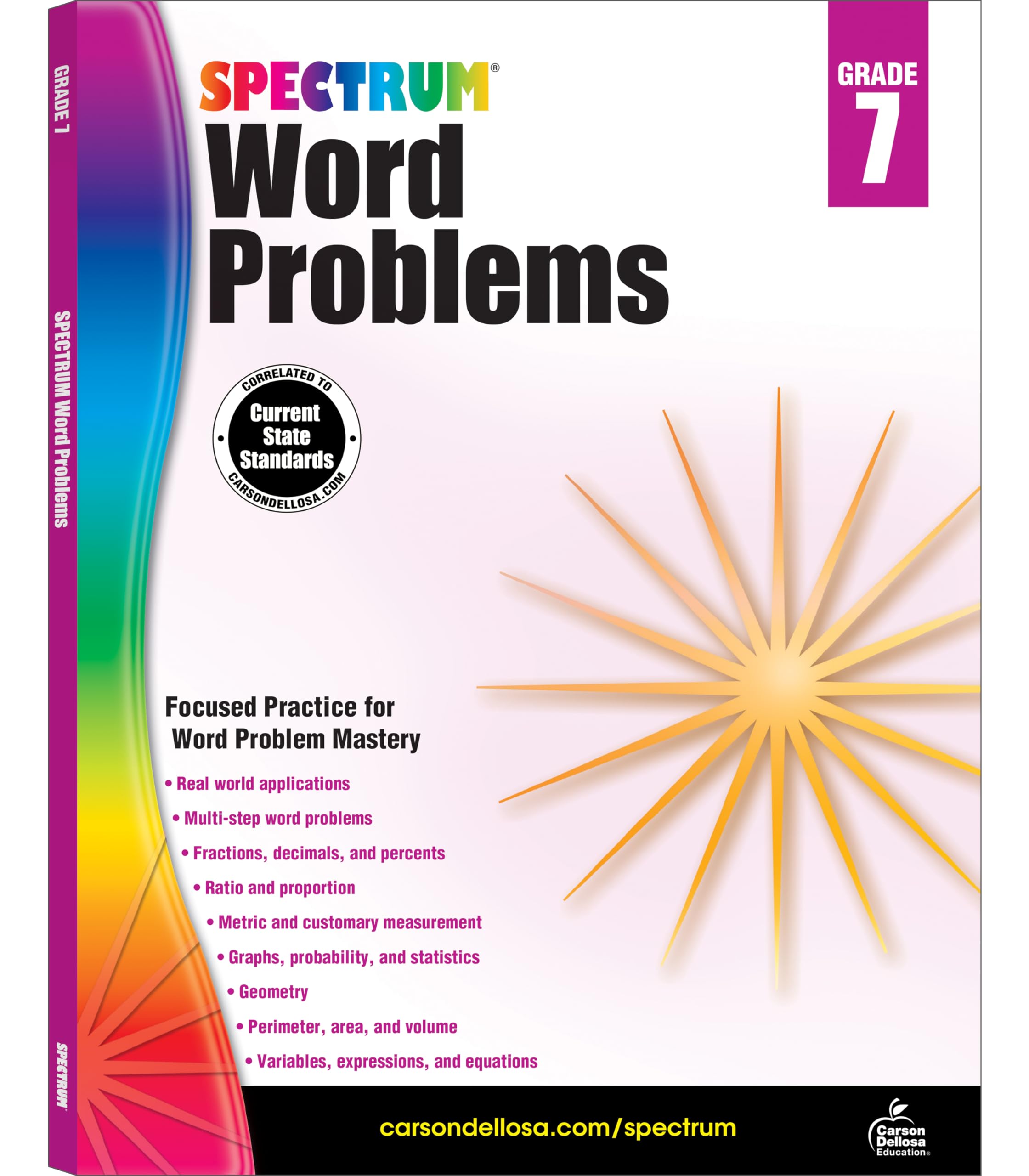 Word Problems, Grade 7: Volume 80,Used