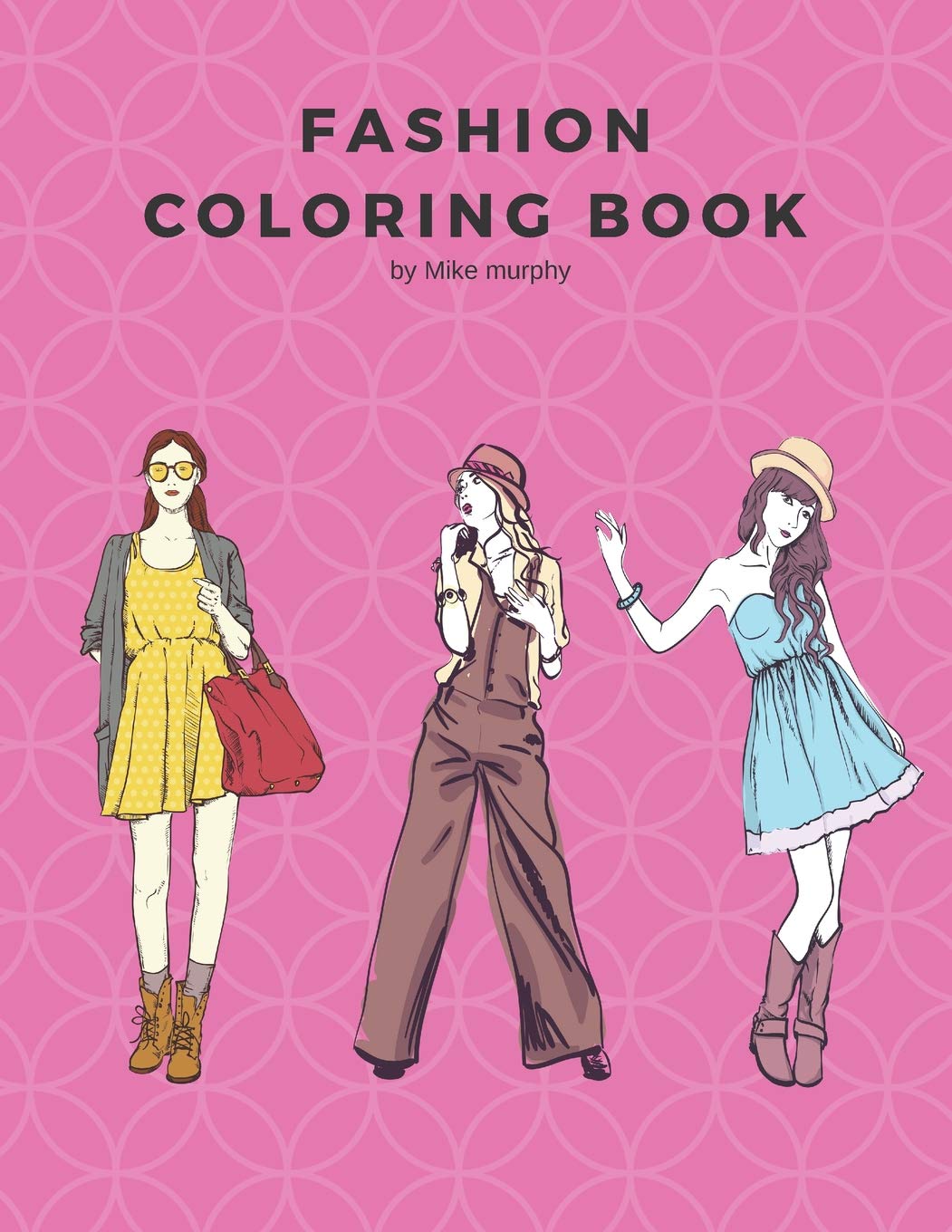 Fashion Coloring Book: 100 pages with 20 different fashion template, Gifts for girls to log their favorite style,Used