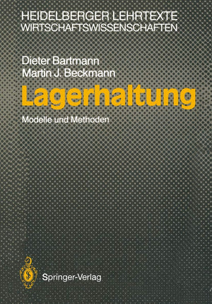 Lagerhaltung: Modelle Und Methoden (Heidelberger Lehrtexte Wirtschaftswissenschaften) (German Edition),Used