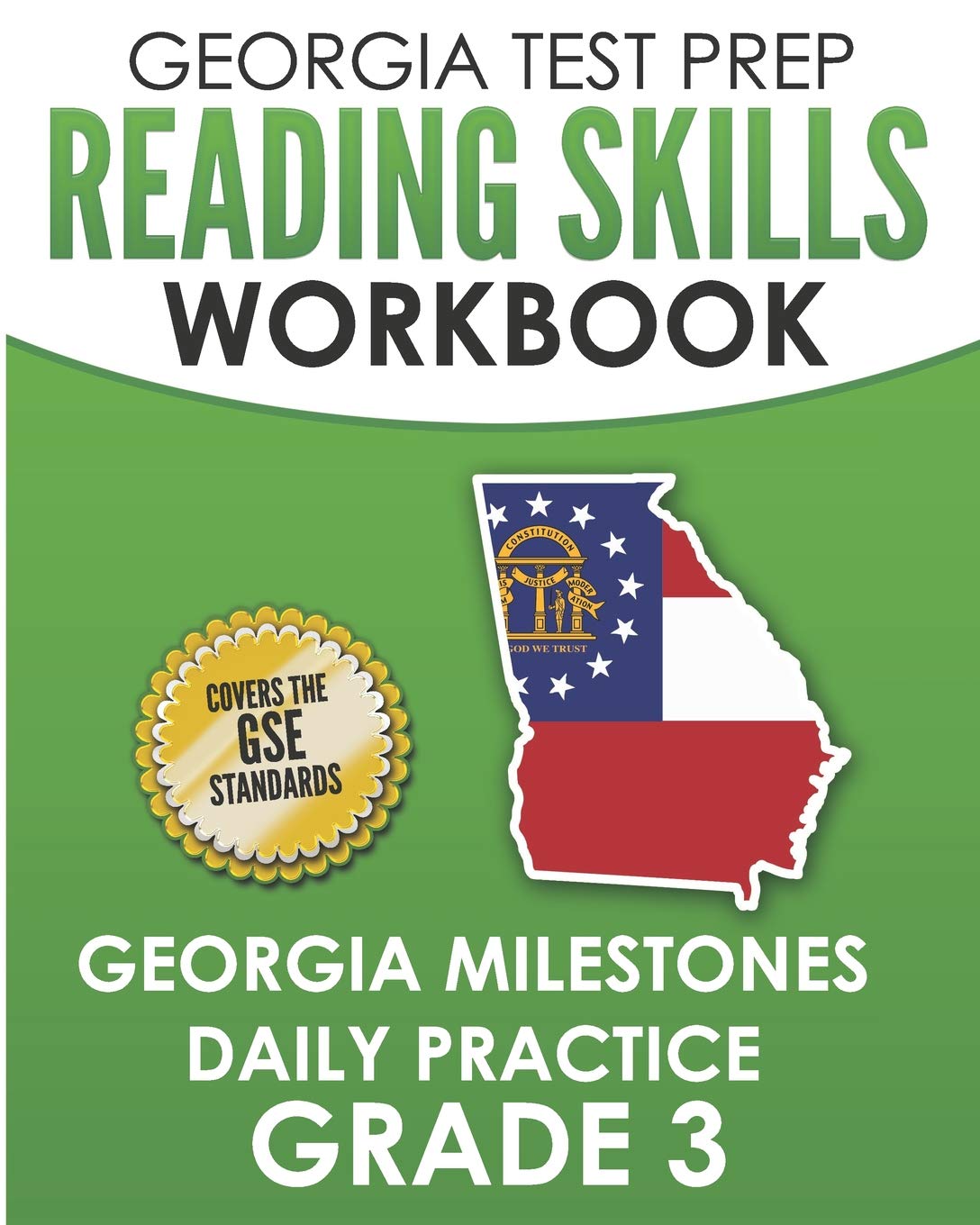 GEORGIA TEST PREP Reading Skills Workbook Georgia Milestones Daily Practice Grade 3: Preparation for the Georgia Milestones Engl,Used