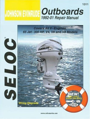 Johnson/Evinrude Outboards, All V Engines, 199201,New
