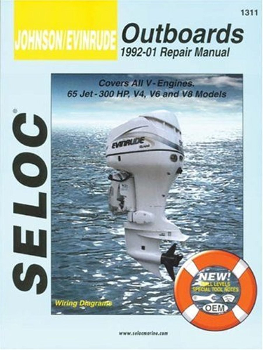 Johnson/Evinrude Outboards, All V Engines, 199201,Used