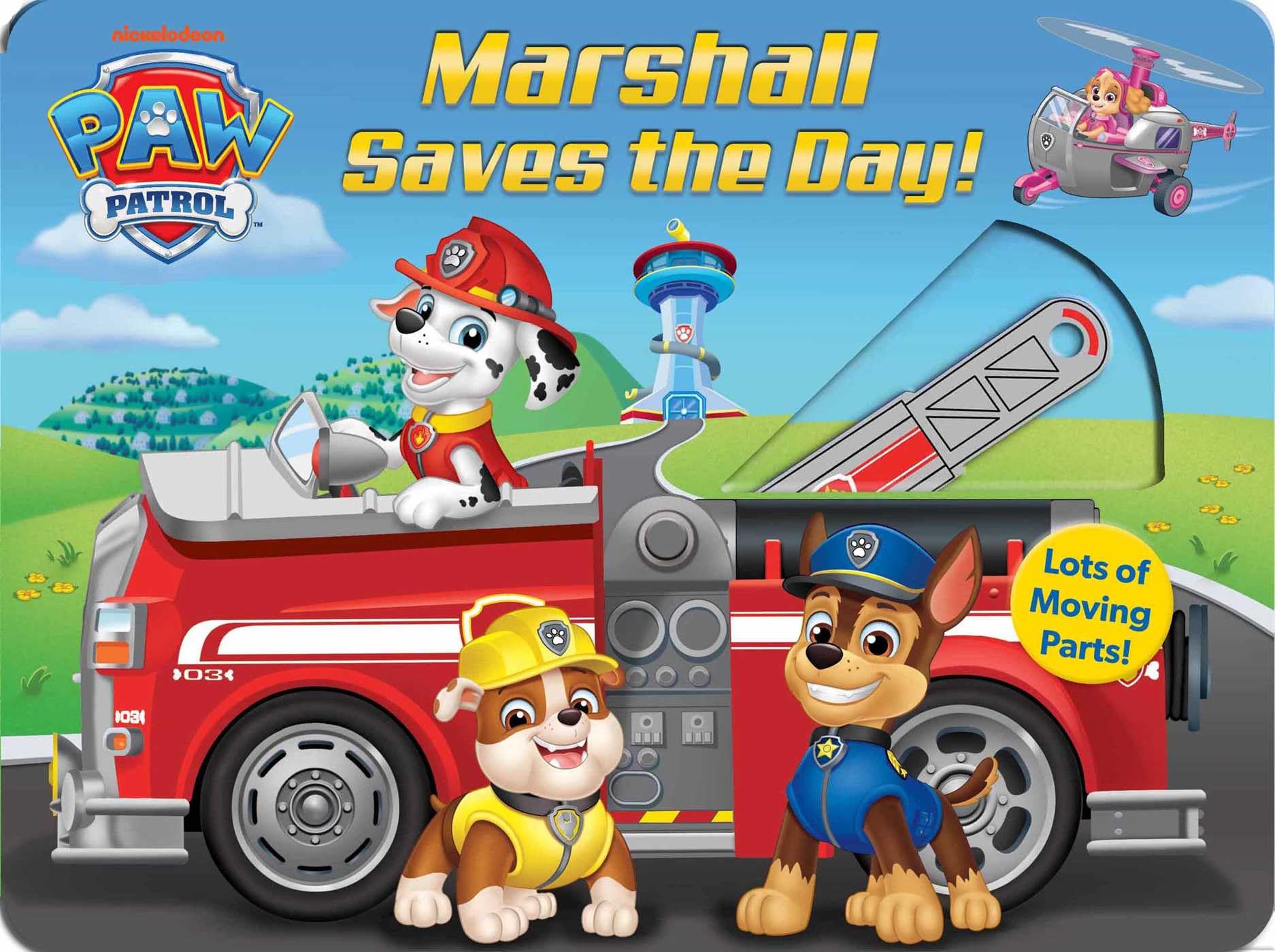 Paw Patrol: Marshall Saves The Day! (Deluxe Board Book)
