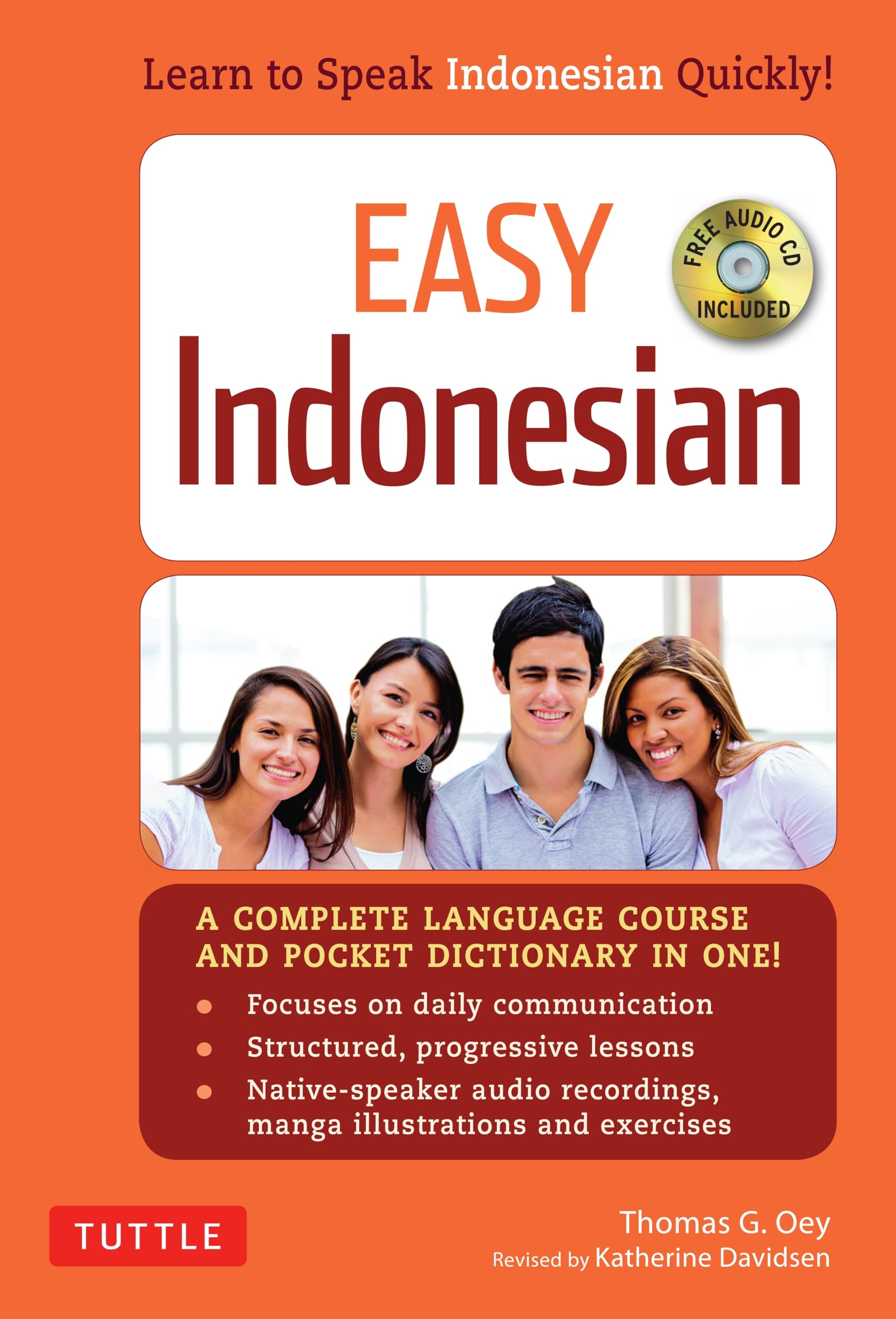 Easy Indonesian: Learn to Speak Indonesian Quickly (Audio CD Included),Used
