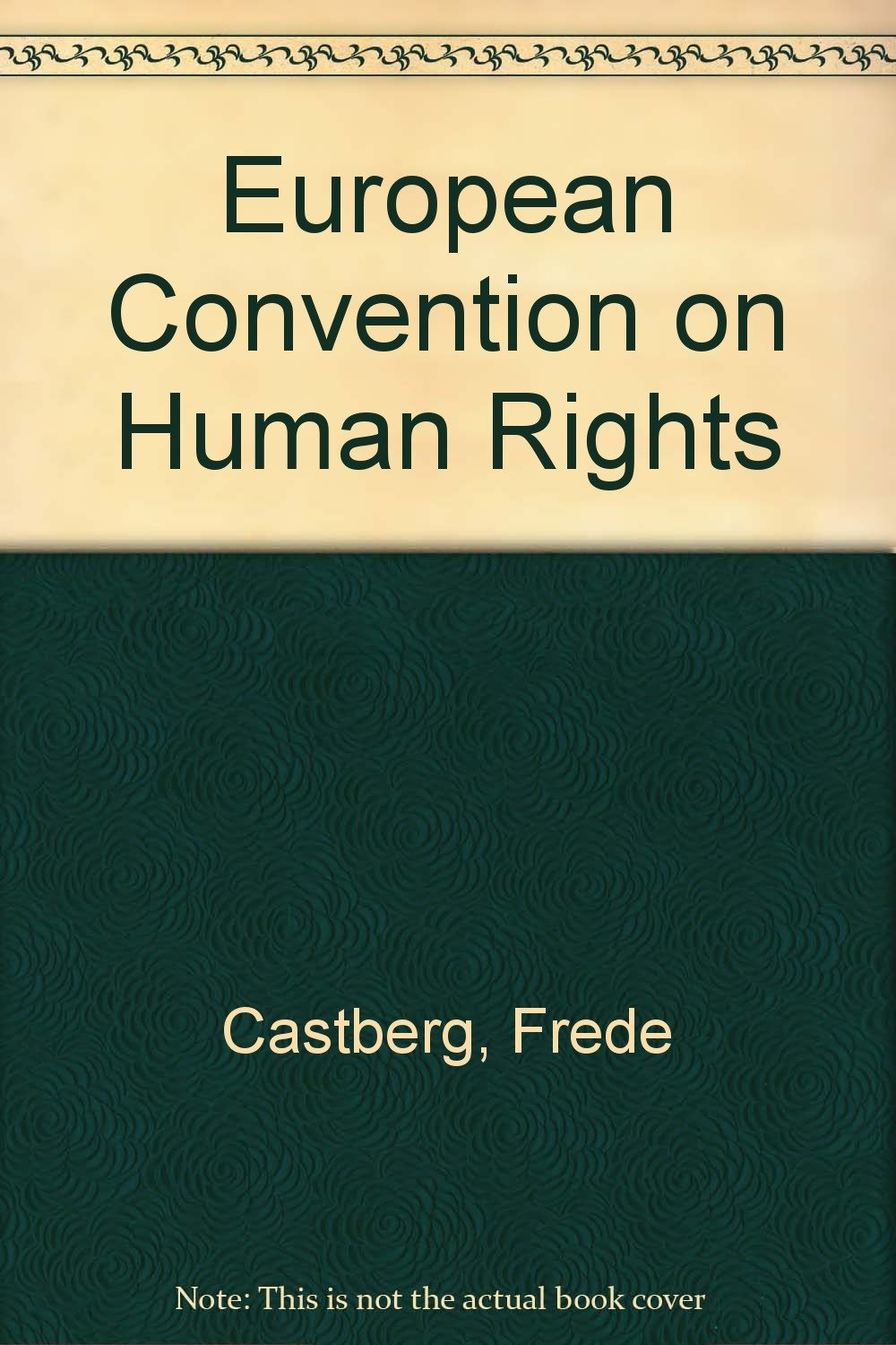 The European Convention on Human Rights (English and Norwegian Edition),Used