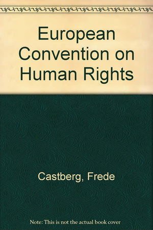 The European Convention on Human Rights (English and Norwegian Edition),Used