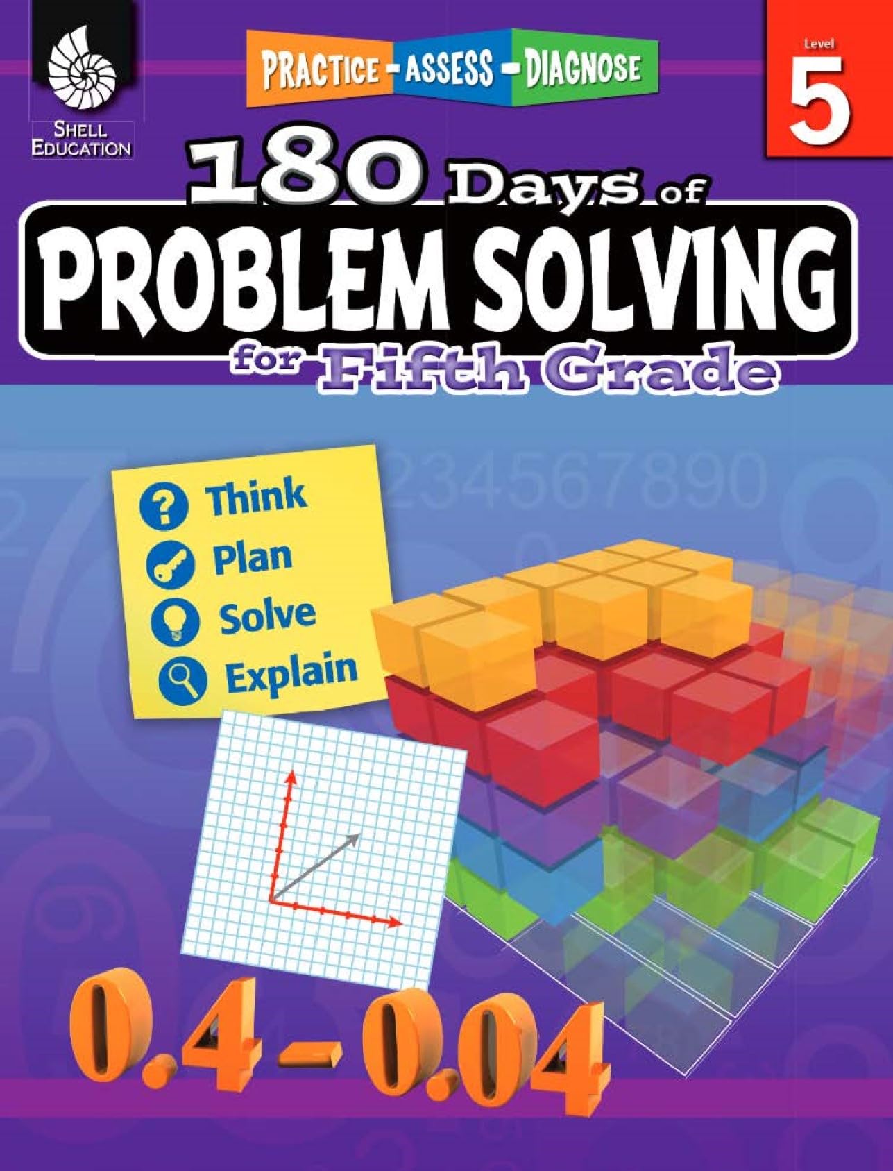 180 Days of Problem Solving for Fifth Grade  Build Math Fluency with this 5th Grade Math Workbook (180 Days of Practice),Used