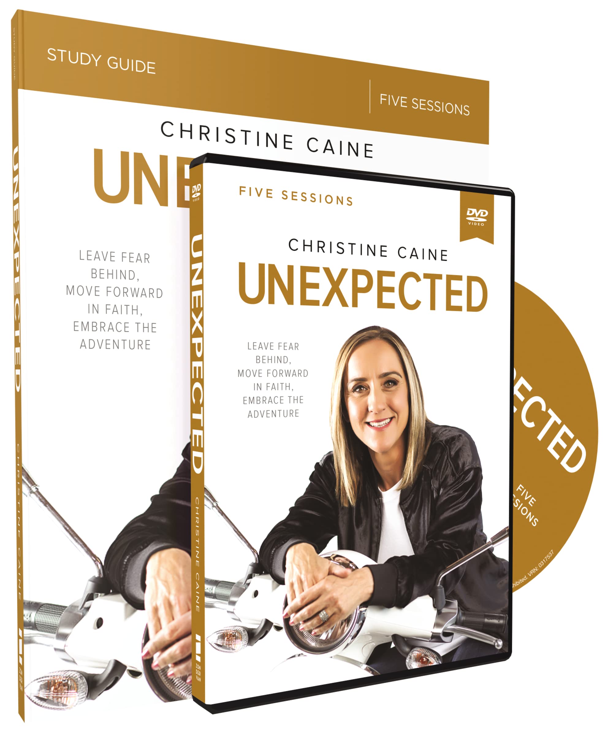 Unexpected Study Guide with DVD: Leave Fear Behind, Move Forward in Faith, Embrace the Adventure,Used