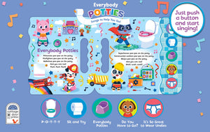 Everybody Potties  Songs To Help You Go! 5Button Song Children'S Board Book, Potty Training (Early Bird Song Books)