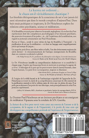 Karma Et Chaos: Nouveaux Essais Et Recueil D?Ssais Sur La M?Itation Vipassana (French Edition)-new