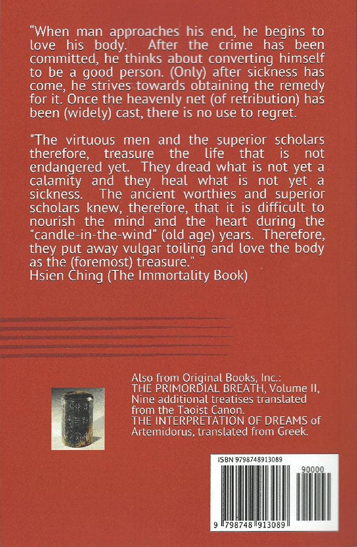 Primordial Breath: An Ancient Chinese Way Of Prolonging Life Through Breath Control, Vol. 1: Seven Treaties From The Taoist Cano,Used