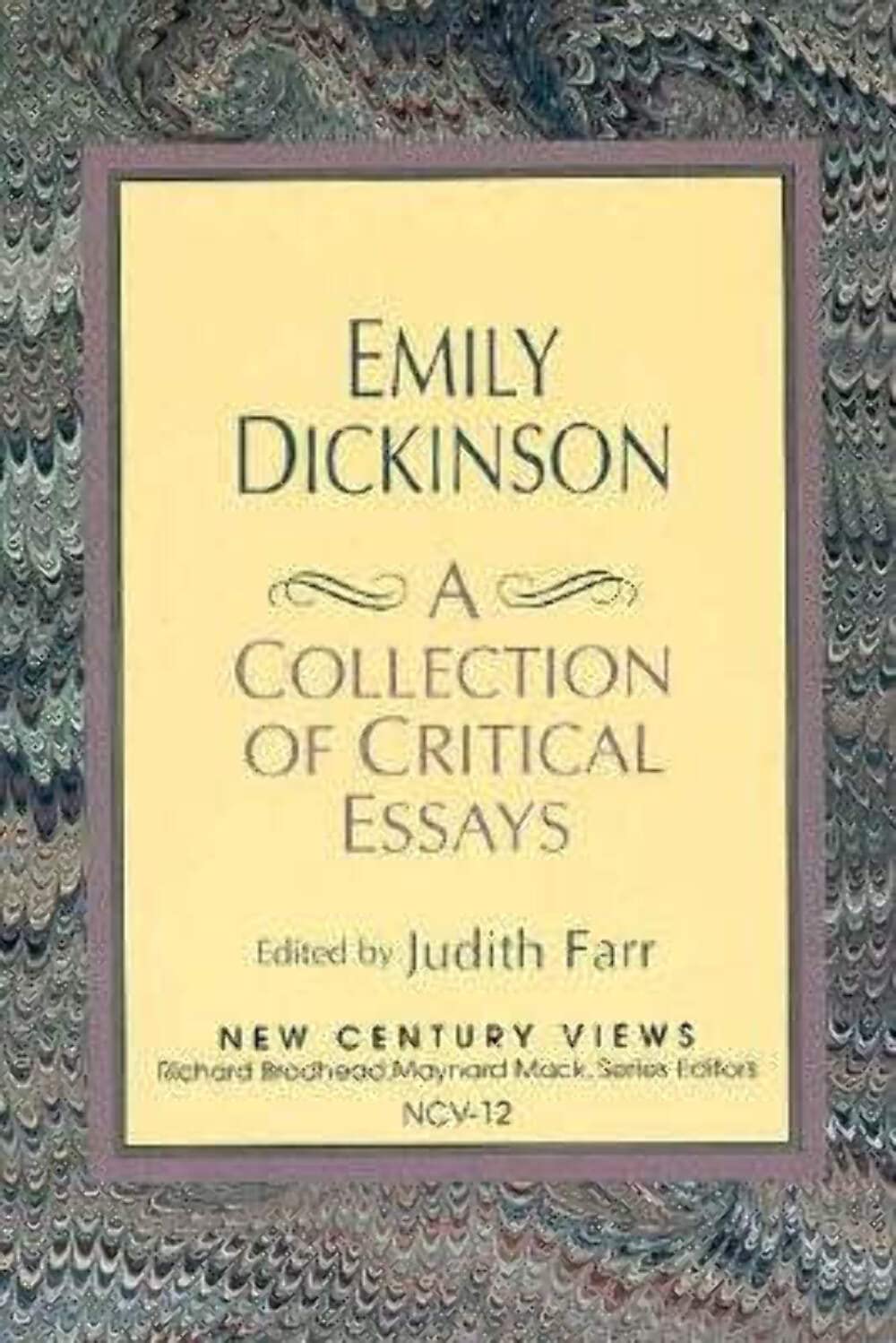 Emily Dickinson: A Collection of Critical Essays,New
