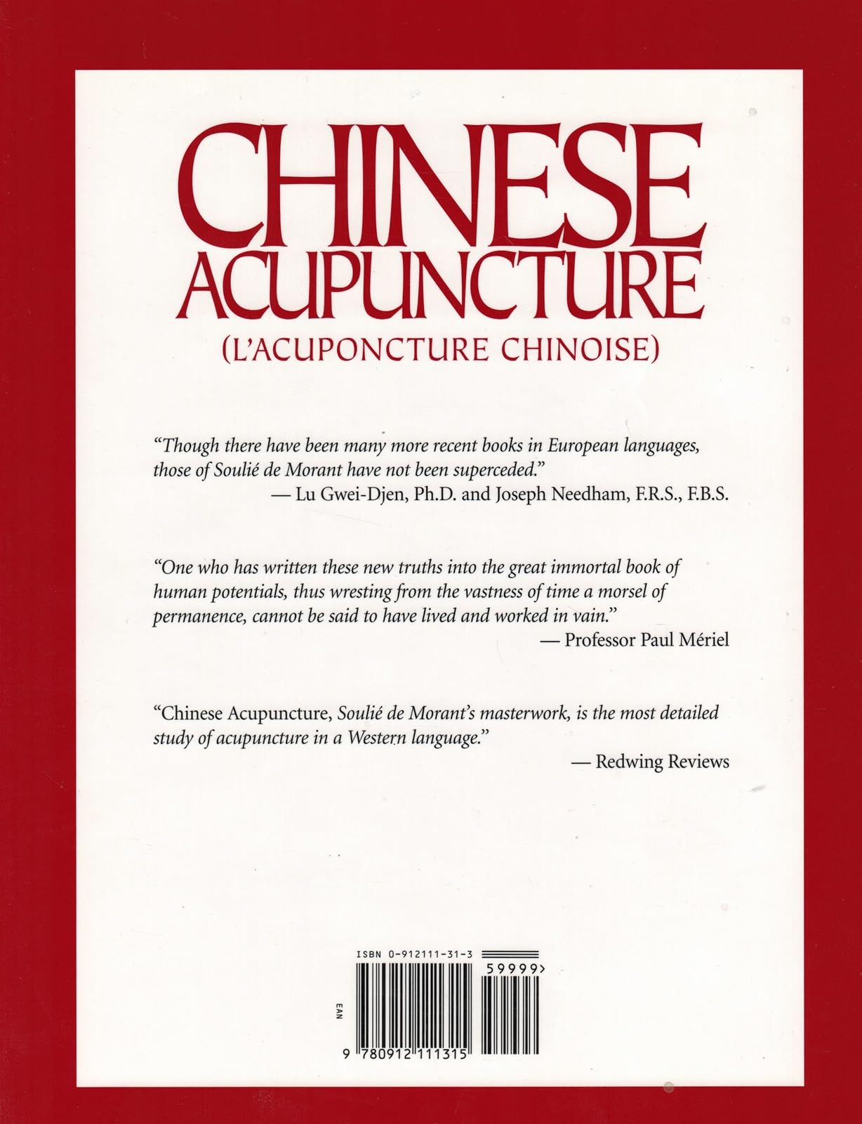 Chinese Acupuncture