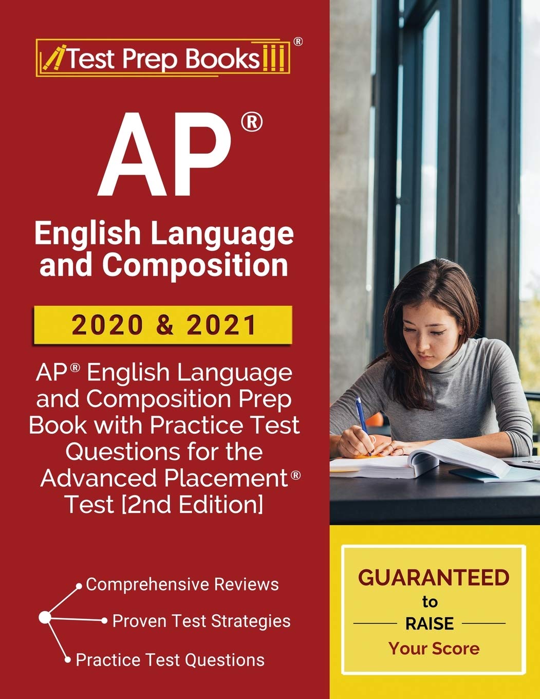 Ap English Language And Composition 2020 And 2021: Ap English Language And Composition Prep Book With Practice Test Questions Fo,Used
