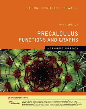 Precalculus Functions and Graphs: A Graphing Approach, Enhanced Edition (with WebAssign Printed Access Card, SingleTerm) (Avail,New