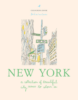 Zo De Las Cases New York: A Collection Of Beautiful City Scenes To Colour In
