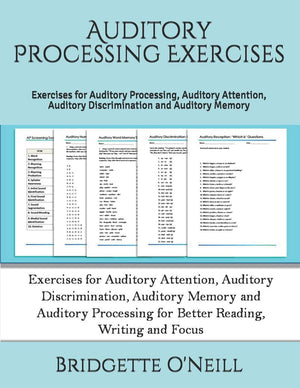 Auditory Processing Exercises: Exercises for Auditory Processing, Auditory Attention, Auditory Discrimination and Auditory Memor,Used