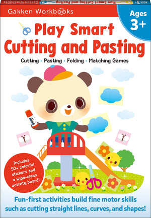 Play Smart Cutting And Pasting Age 3+: Preschool Activity Workbook With Stickers For Toddlers Ages 3, 4, 5: Build Strong Fine Mo,Used