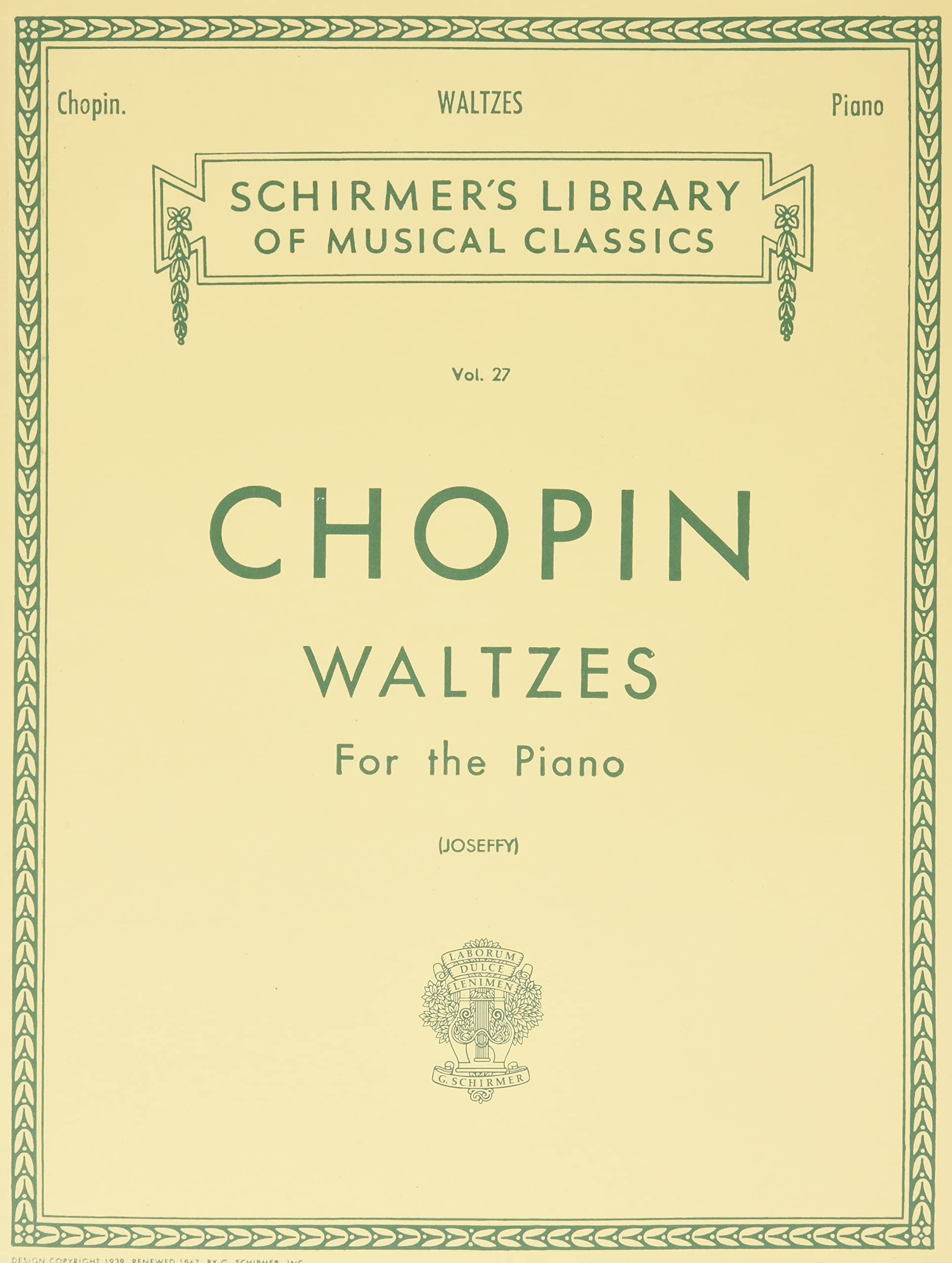 Chopin: Waltzes For The Piano Vol. 27,Used