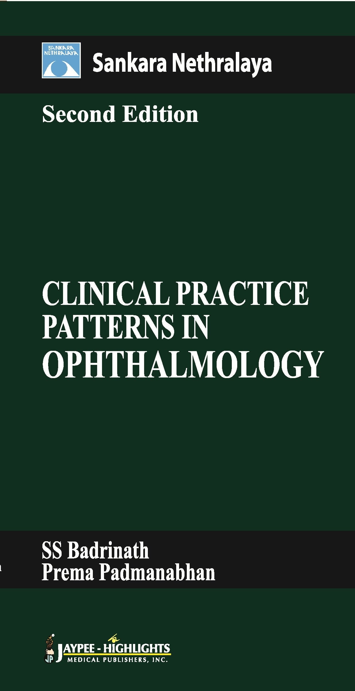 Sankara Nethralaya Clinical Practice Patterns In Ophthalmology,Used