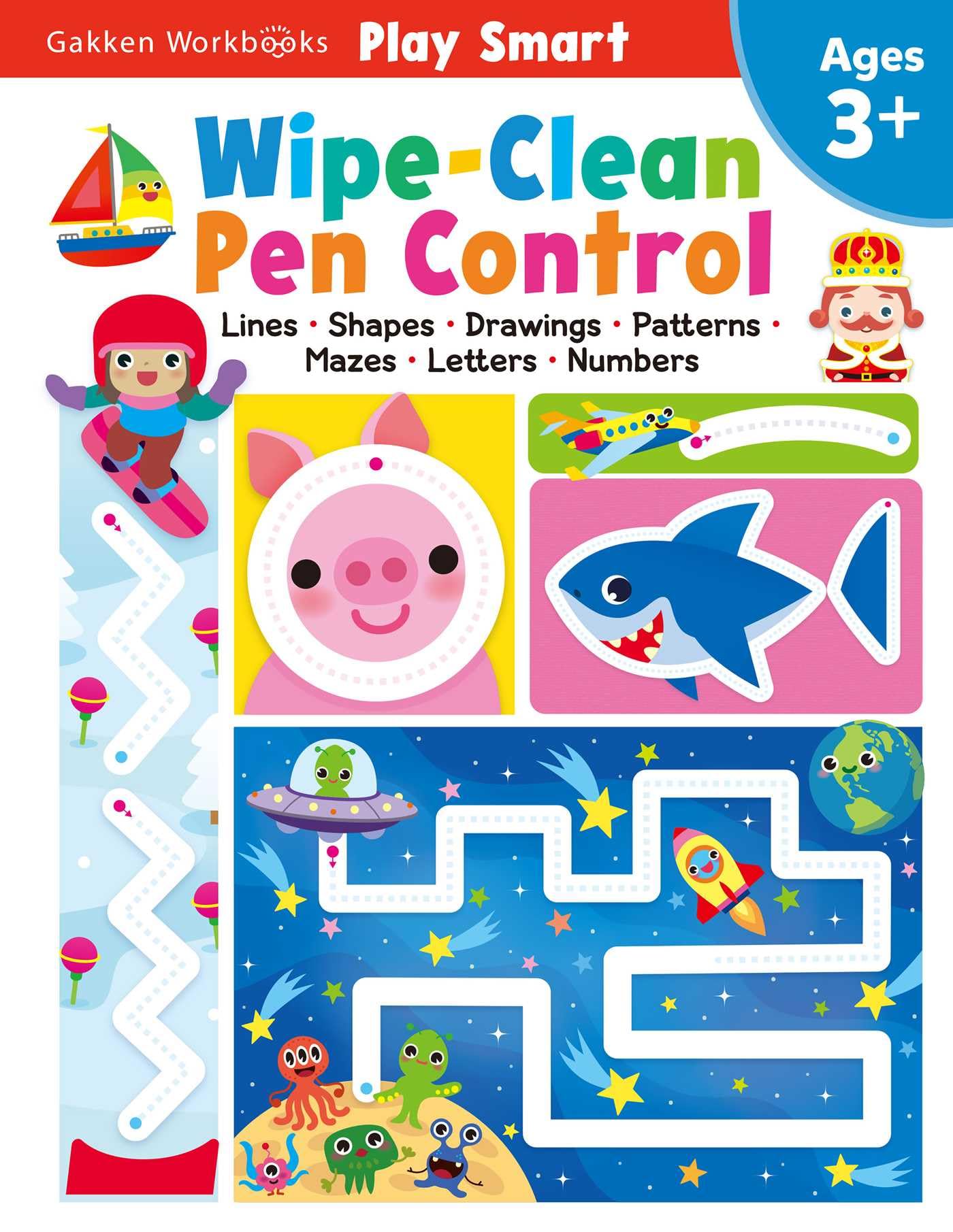 Play Smart WipeClean Pen Control: Ages 3+,New