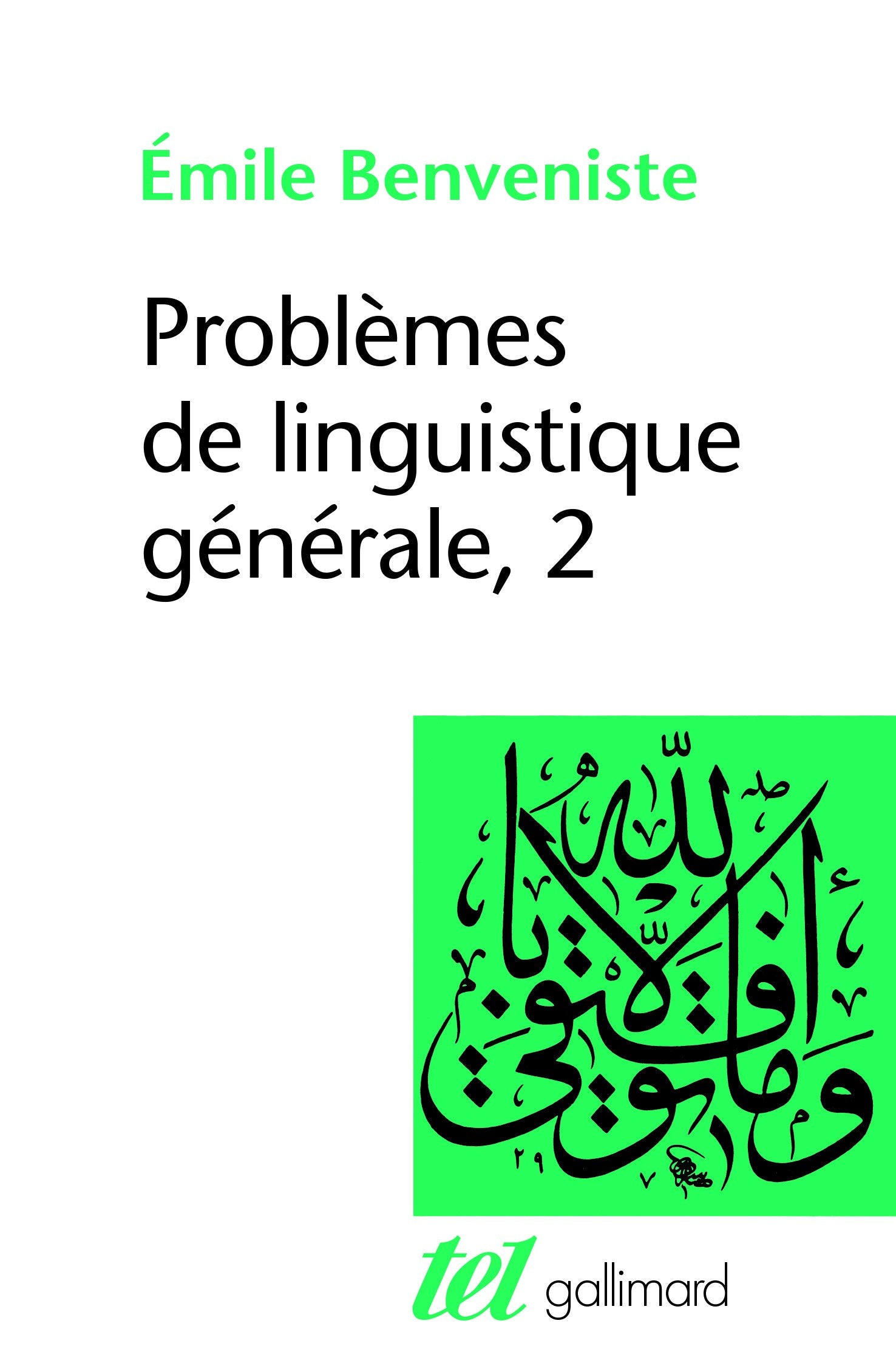 Problmes De Linguistique Gnrale (2),Used
