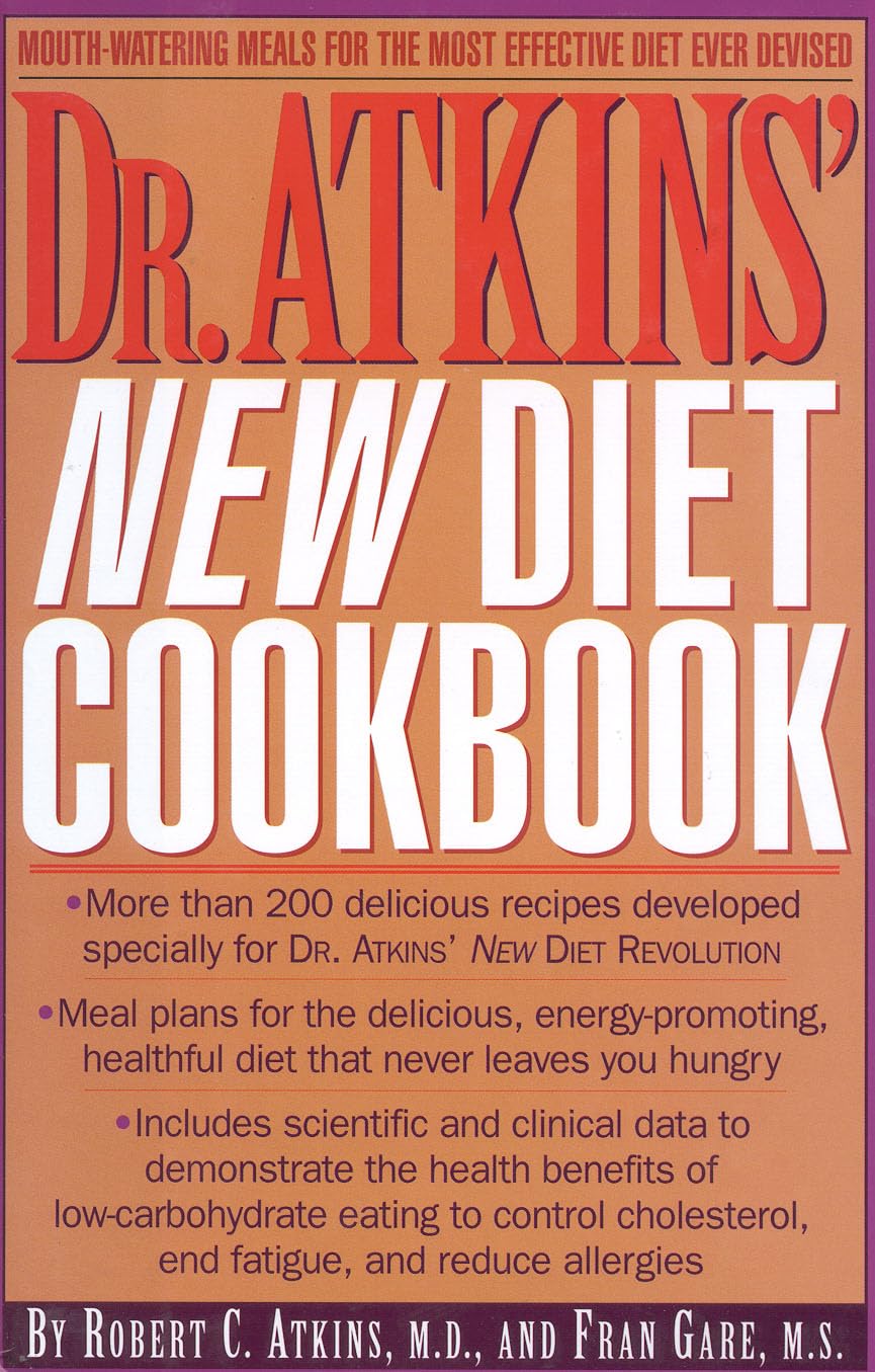 Dr. Atkins' New Diet Cookbook-used