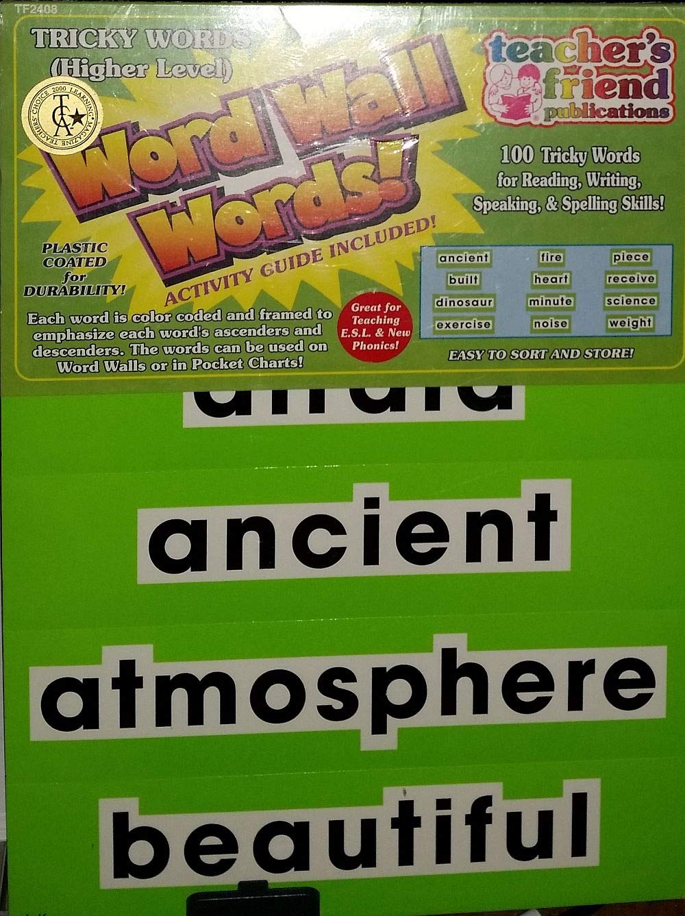 Word Wall Workbook  Tricky Words!: Skill Based Worksheets and Reproducible Word Cards for Each Group of Words!,Used