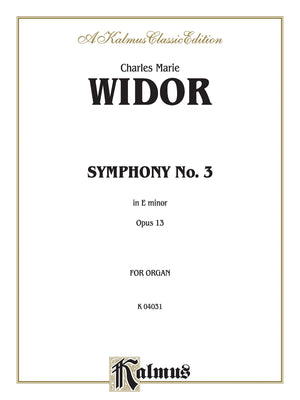 Symphony No. 3 in E Minor, Op. 13: Sheet (Kalmus Edition),Used