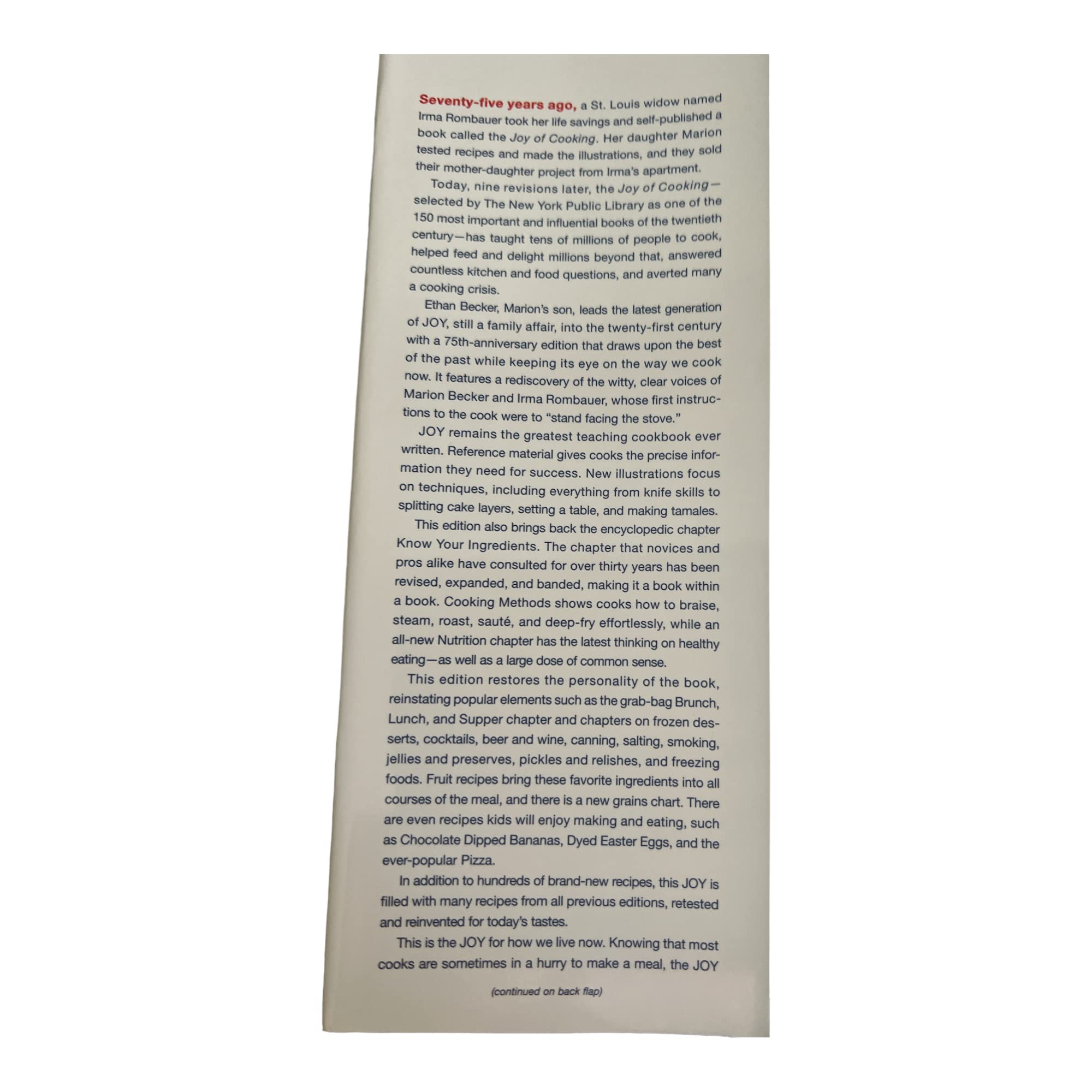 Joy Of Cooking: Joy Of Cooking