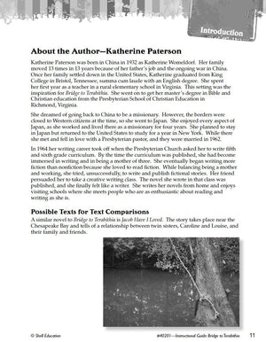 Bridge to Terabithia: An Instructional Guide for Literature  Novel Study Guide for 4th8th Grade Literature with Close Reading ,Used